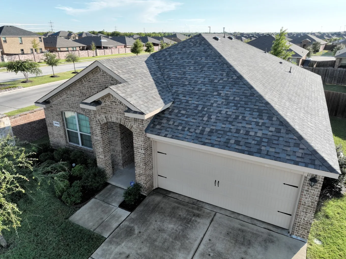 Texas Precision Roofing completed project